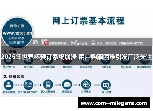 2026年世界杯预订系统崩溃 用户购票困难引发广泛关注